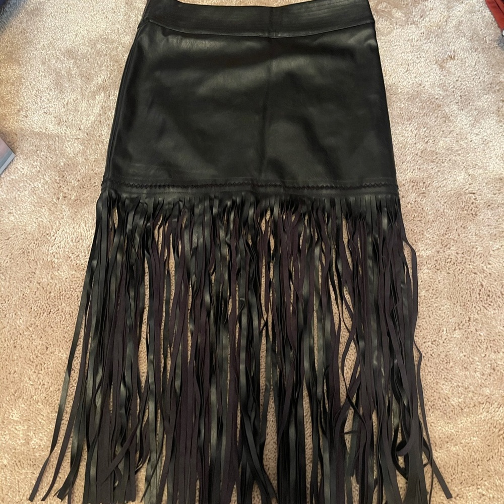 Pleather skirt